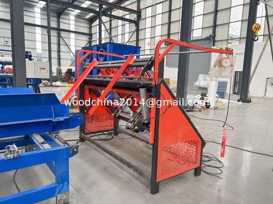 Macchina semiautomatica per il chiusura dei pallet in legno / linea di produzione di pallet in blocco euro