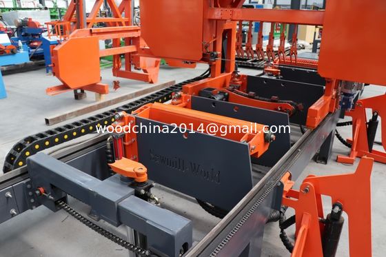 Macchina a sega a banda idraulica orizzontale completamente automatica per legno da 1000 mm