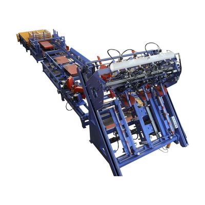 Chiodatrice Automatica per Pallet EPAL Linea di Produzione Chiodatura Pallet in Legno a Blocchi Europei