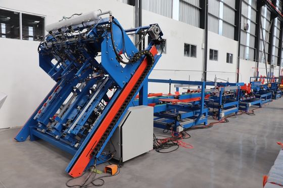 Chiodatrice Automatica per Pallet EPAL Linea di Produzione Chiodatura Pallet in Legno a Blocchi Europei