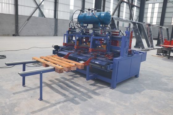 Chiodatrice Automatica per Pallet EPAL Linea di Produzione Chiodatura Pallet in Legno a Blocchi Europei
