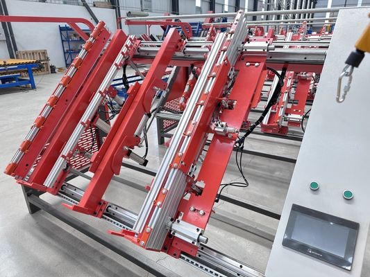 Macchina per la realizzazione di pallet Legno Stringer Pallet Pneumatico PT-1700 Tavolo di chiusura pneumatico universale