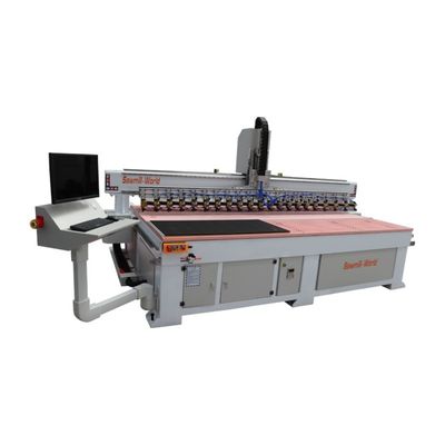 Macchina per chiodatura pannelli acustici scanalati larghi SHDJ3000 per la produzione di pannelli a doghe in legno