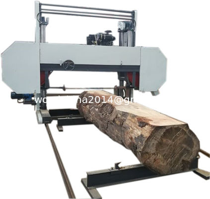 Macchina di taglio a fascia orizzontale portatile per la lavorazione del legno