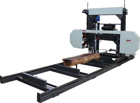 Wood Horizontal Band Sawmil Diesel Portable Horizontal Wood Saw Machine