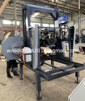 Wood Horizontal Band Sawmil Diesel Portable Horizontal Wood Saw Machine