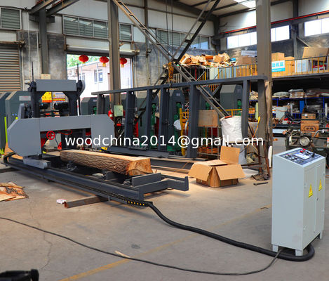 1000mm 1300mm segheria portatile in legno sega a nastro orizzontale elettrica sega a nastro con alimentazione inverter