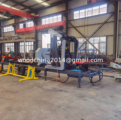 Segheria di legno idraulica della banda del ceppo della sega a nastro del mulino di legno mobile diesel del mulino per legname