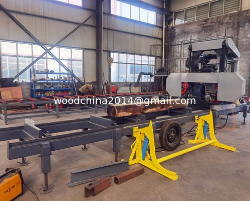 Segheria di legno idraulica della banda del ceppo della sega a nastro del mulino di legno mobile diesel del mulino per legname